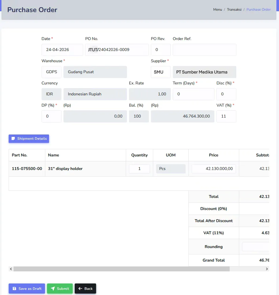 Purchase Order